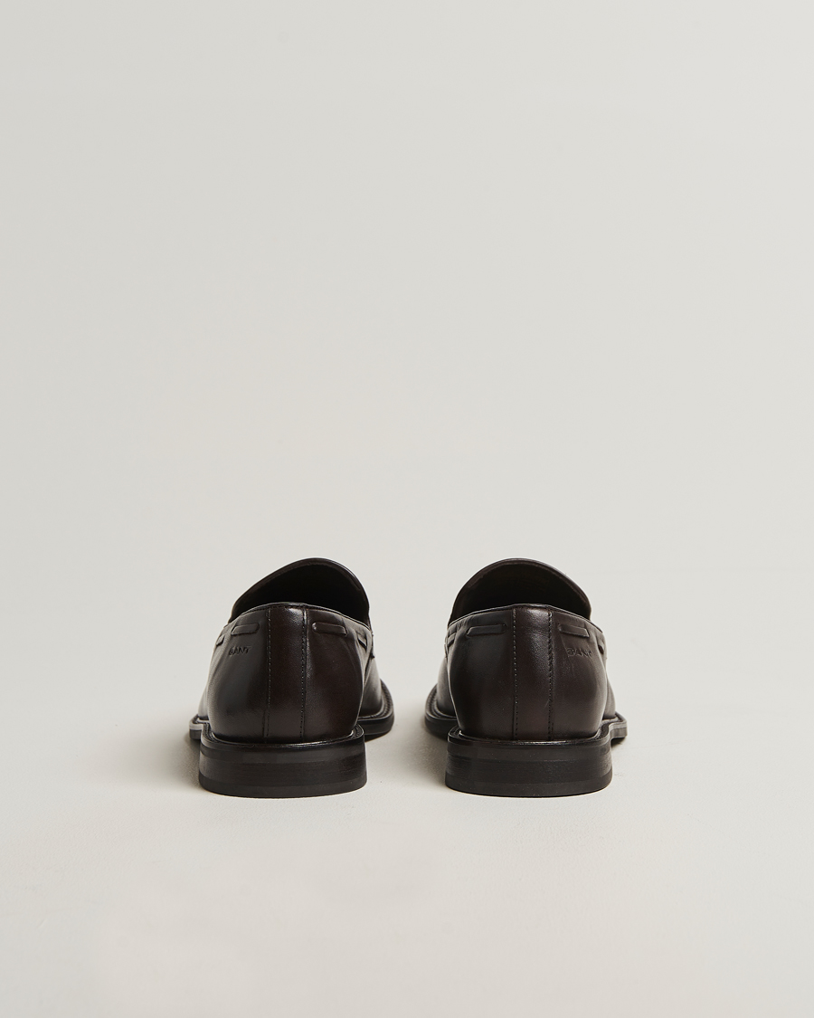 Mies | Loaferit | GANT | Lozham Leather Tassle Loafer Dark Brown
