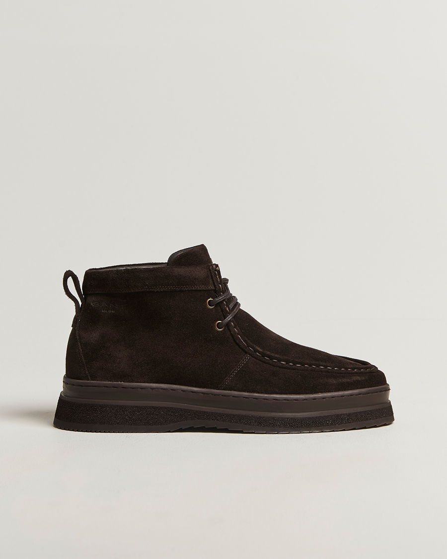 Mies | Nilkkurit | GANT | Blistown Suede Moc Toe Boot Espresso Brown