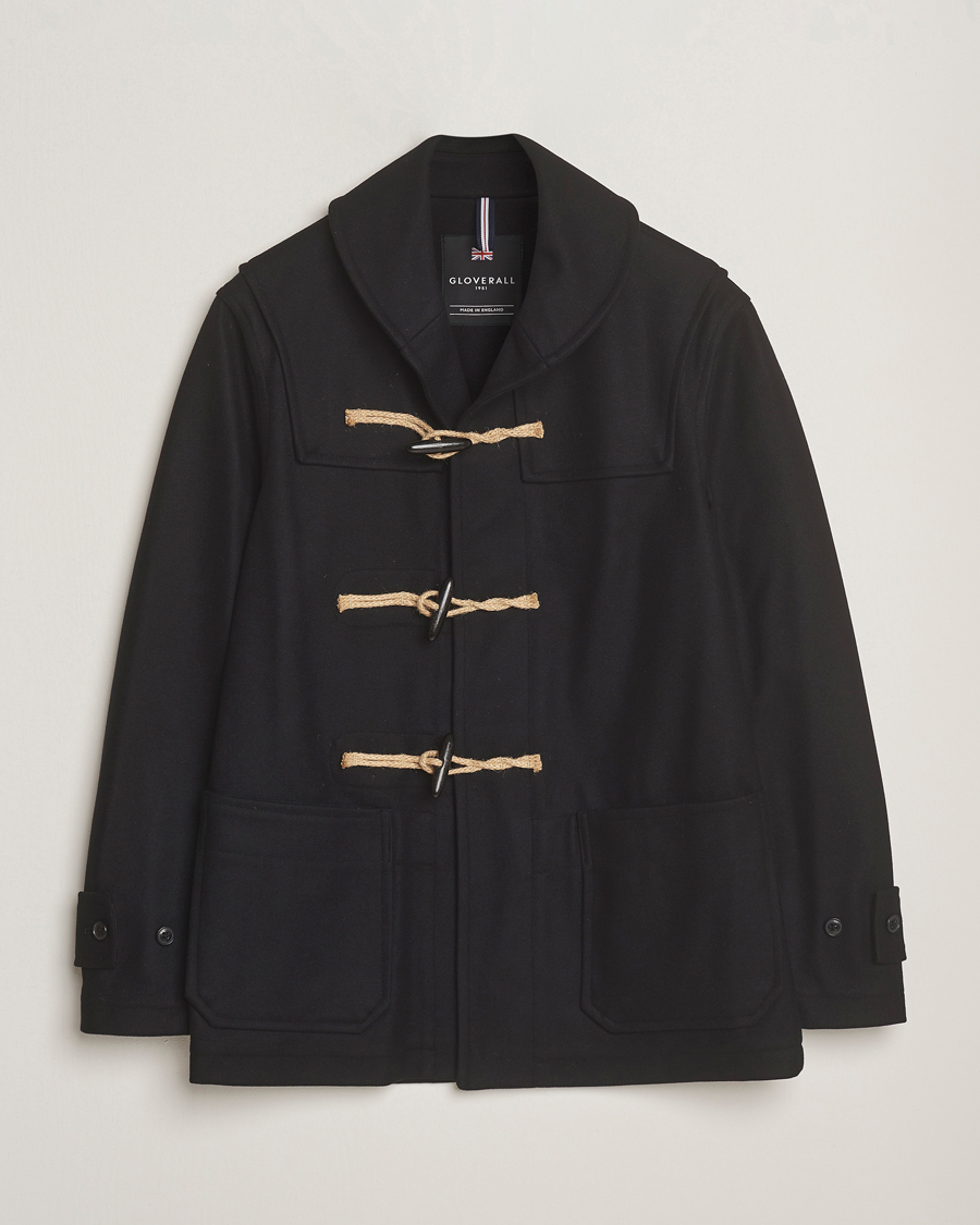 Mies | Takit | Gloverall | Shawl Collar Duffle Jacket Black