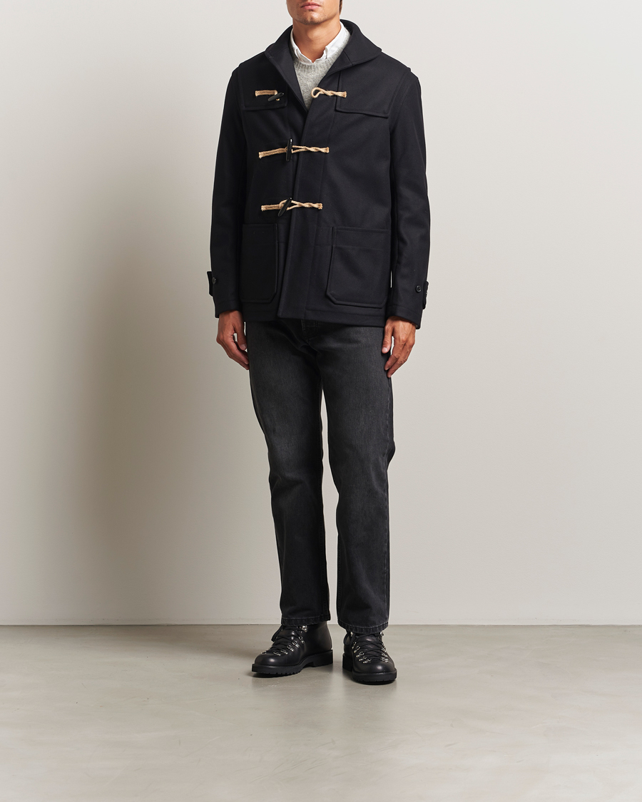 Mies | Takit | Gloverall | Shawl Collar Duffle Jacket Black