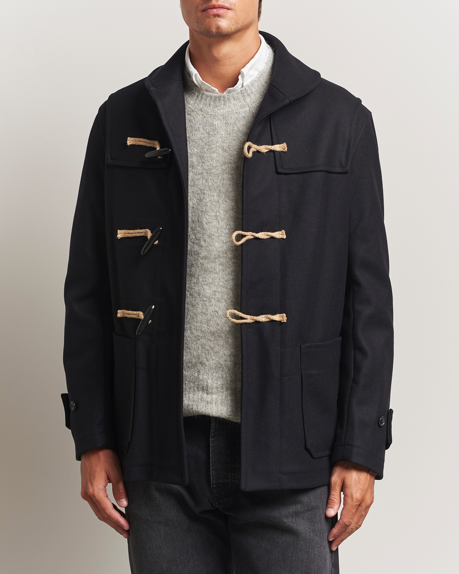 Mies | Takit | Gloverall | Shawl Collar Duffle Jacket Black