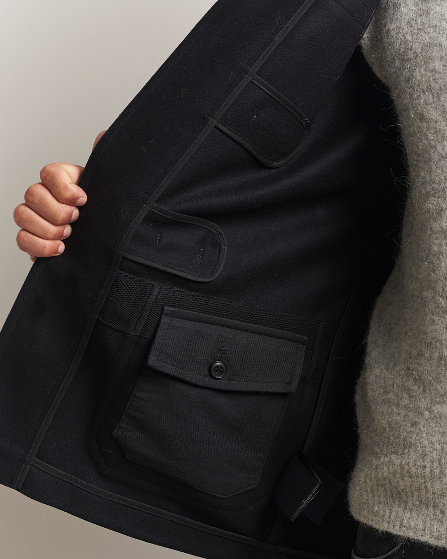 Mies | Takit | Gloverall | Shawl Collar Duffle Jacket Black