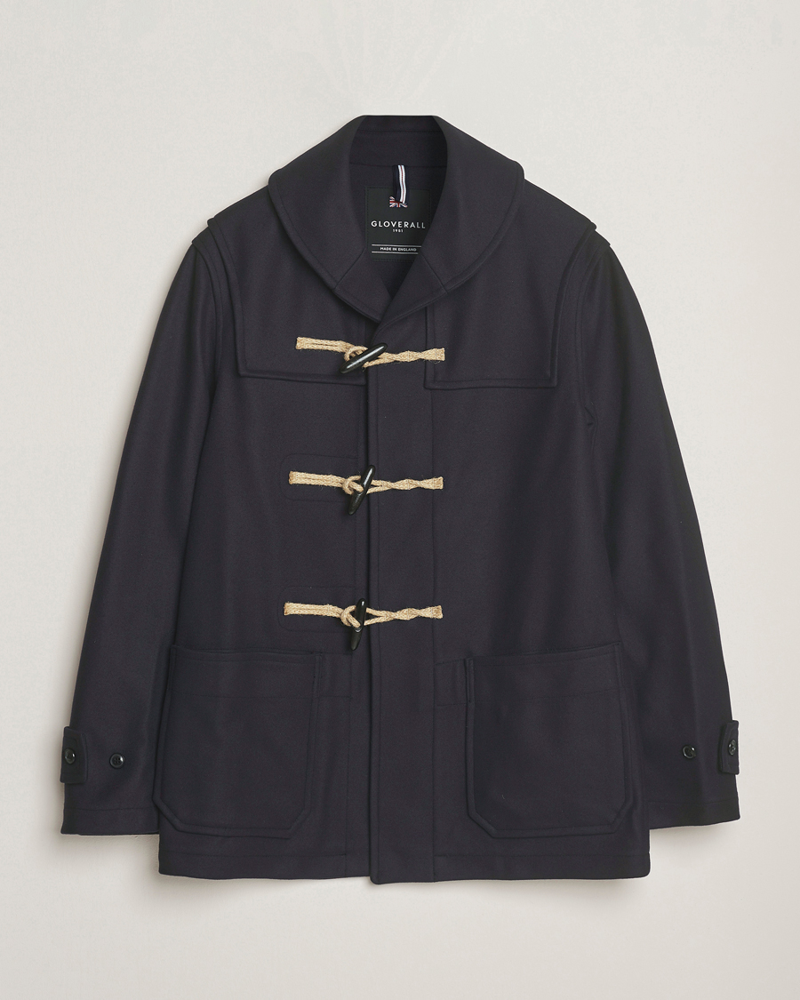 Mies | Takit | Gloverall | Shawl Collar Duffle Jacket Navy