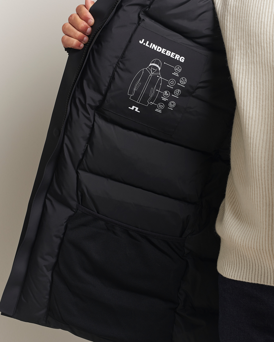Mies | Takit | J.Lindeberg | Alon 3L Down Parka Black