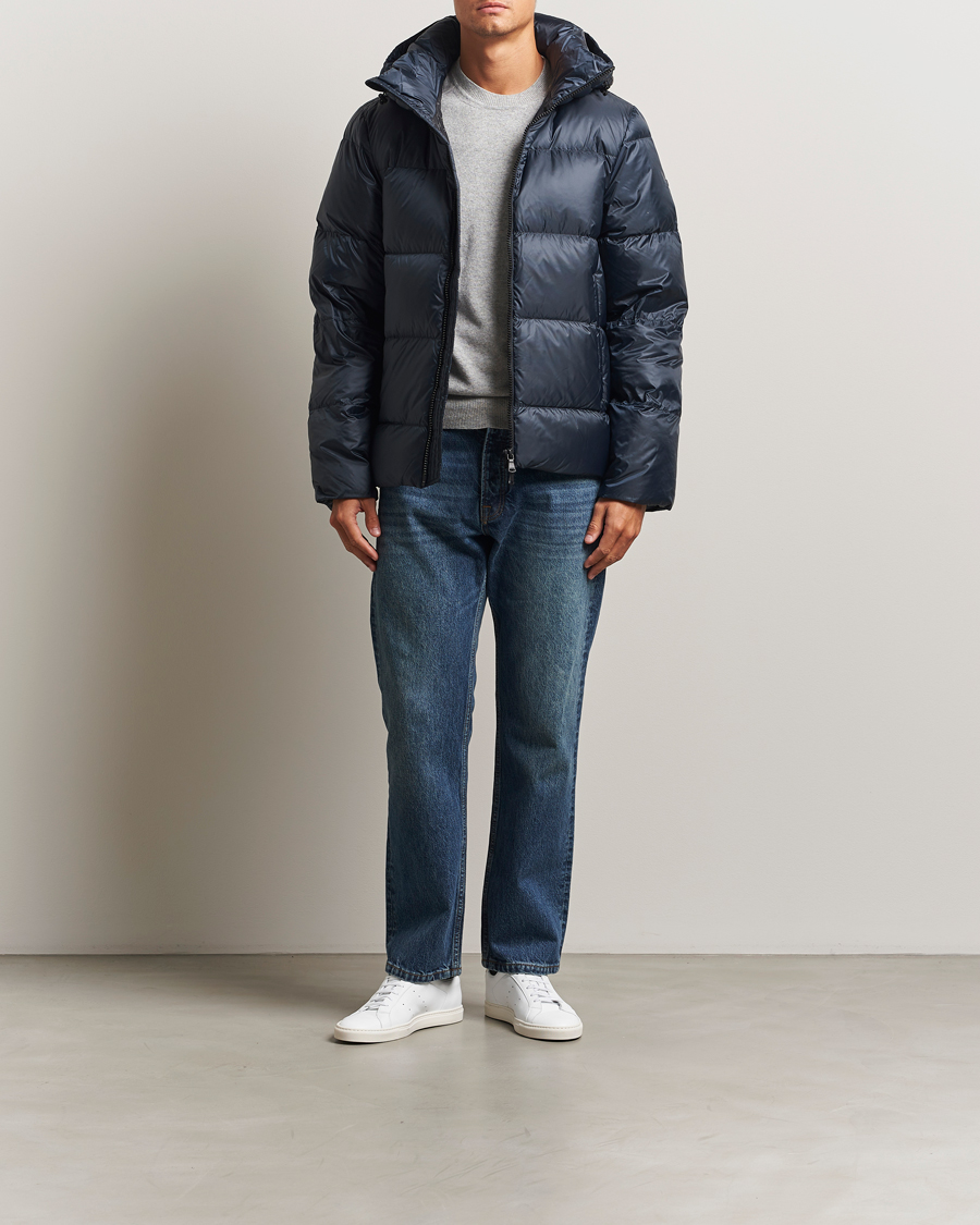 Mies | Takit | J.Lindeberg | Daryl Down Hooded Jacket Navy