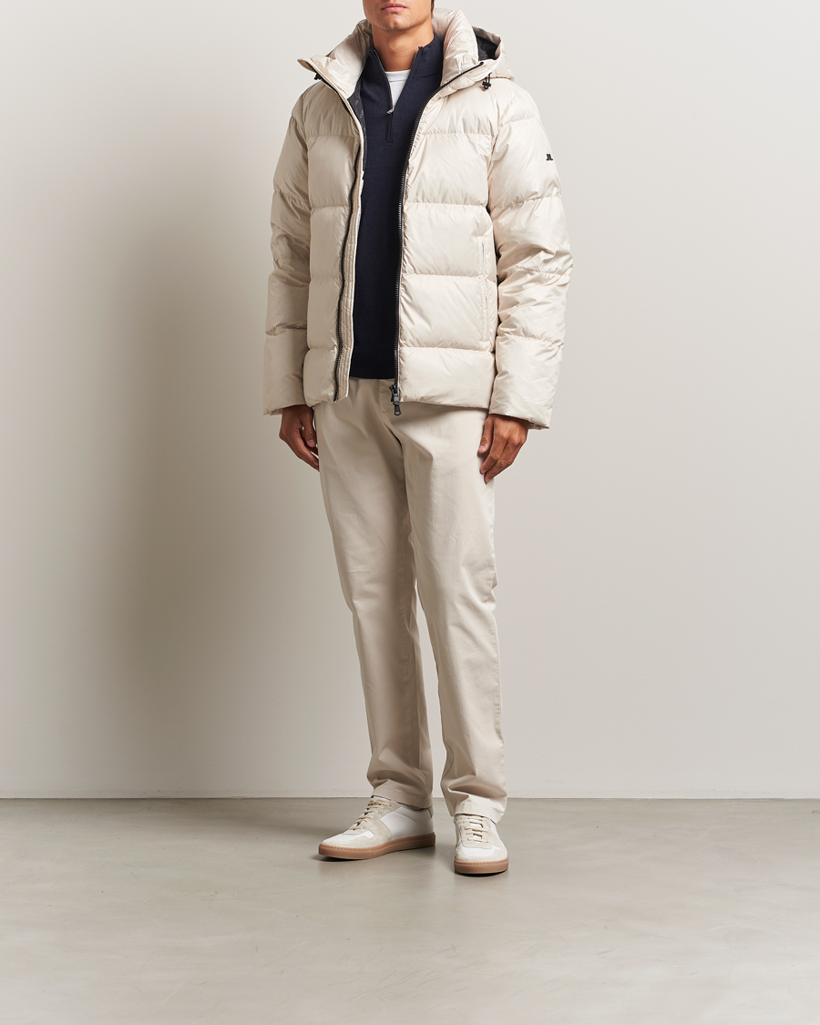 Mies | Takit | J.Lindeberg | Daryl Down Hooded Jacket Moonbeam