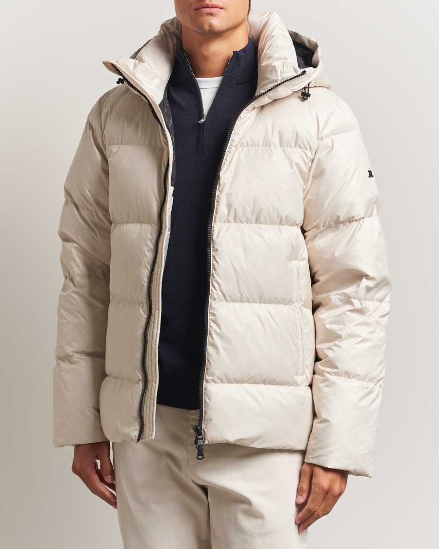 Mies | Takit | J.Lindeberg | Daryl Down Hooded Jacket Moonbeam