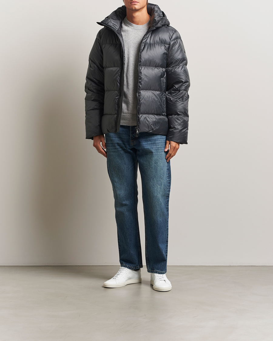 Mies | Takit | J.Lindeberg | Daryl Down Hooded Jacket Asphalt