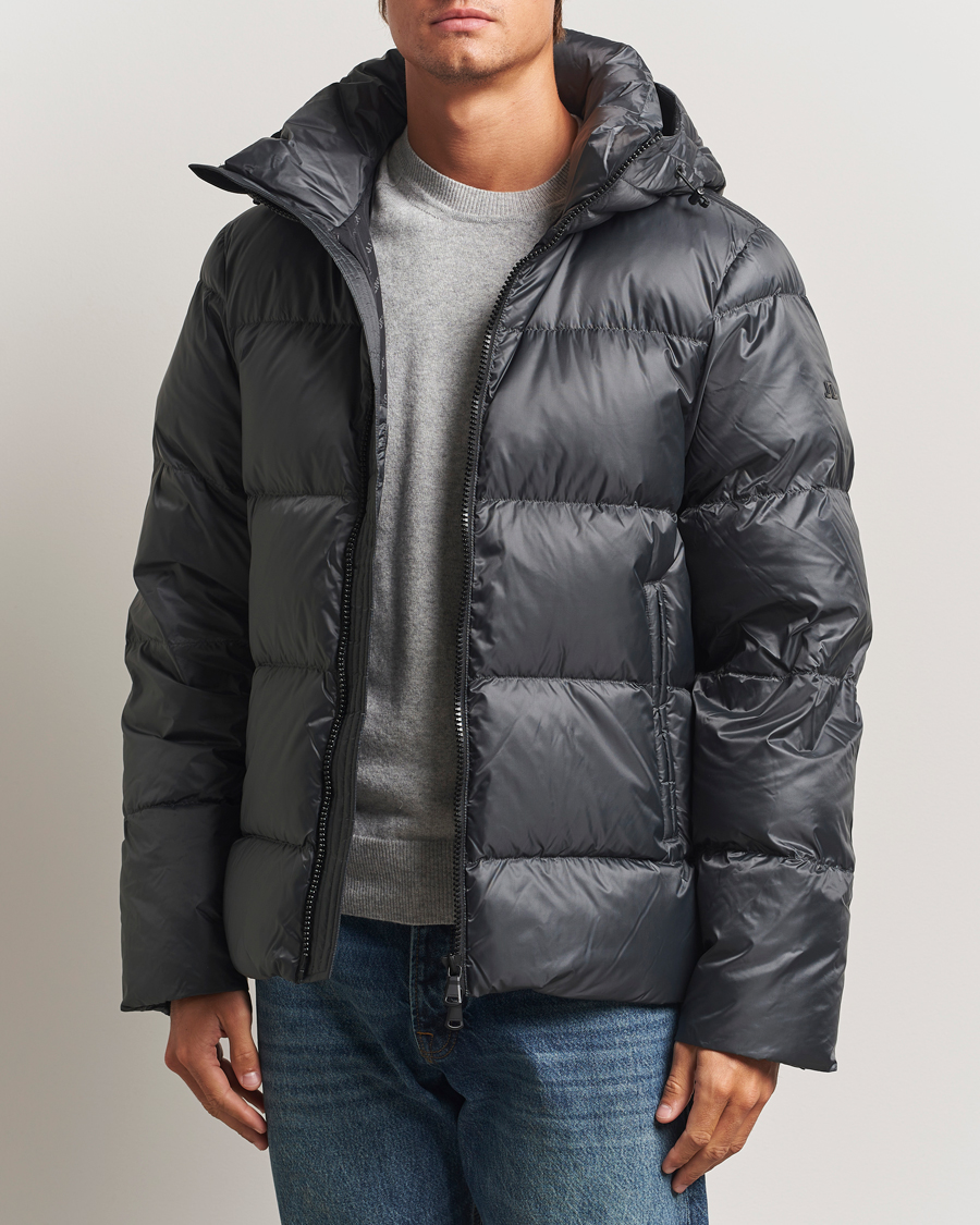 Mies | Takit | J.Lindeberg | Daryl Down Hooded Jacket Asphalt