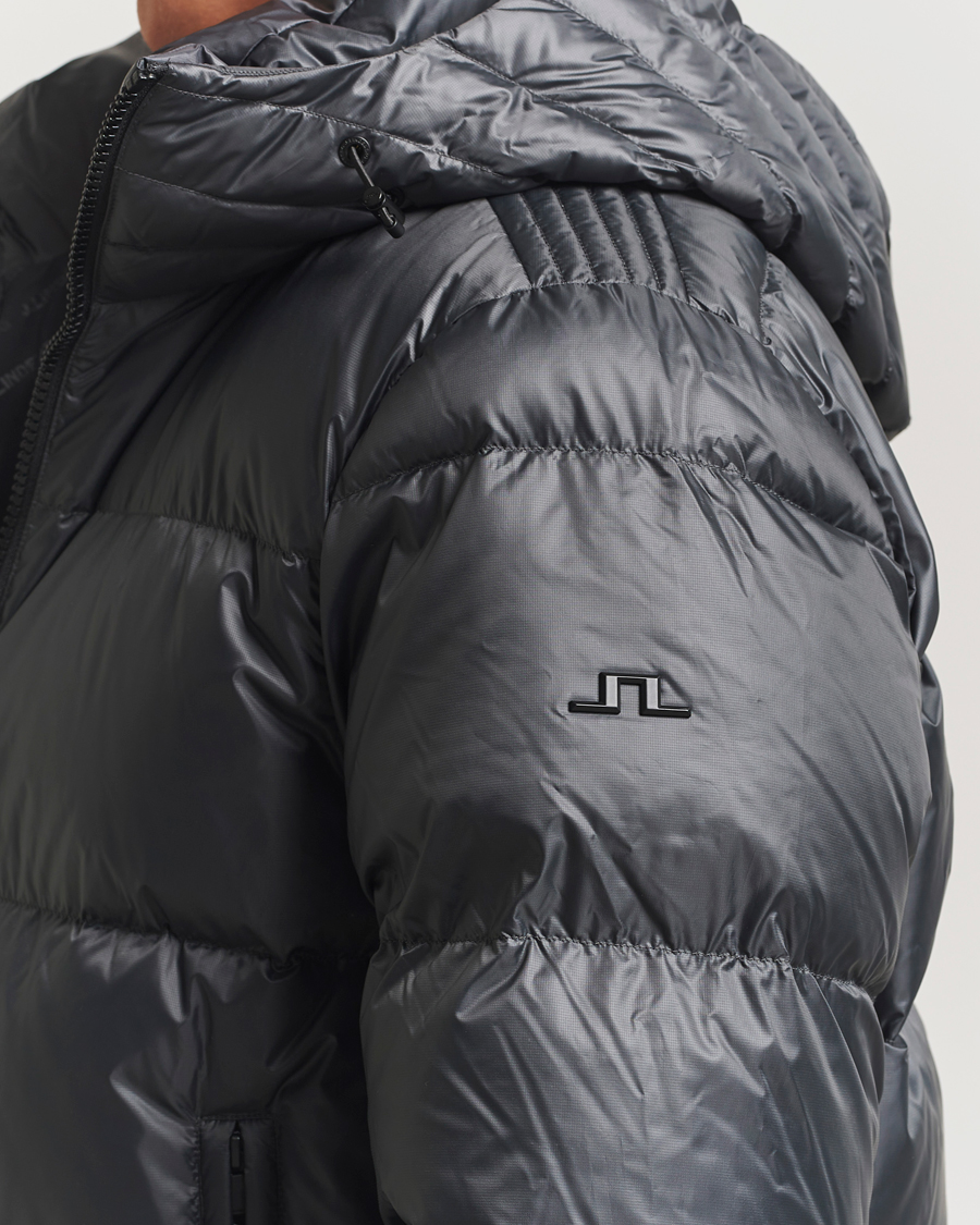 Mies | Takit | J.Lindeberg | Daryl Down Hooded Jacket Asphalt