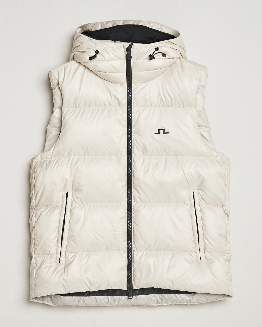 Mies | Takit | J.Lindeberg | Daryl Down Hooded Vest Moonbeam