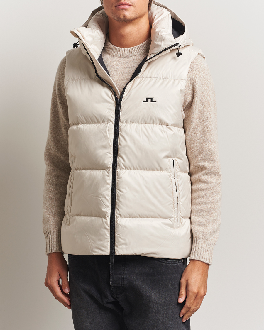 Mies | Takit | J.Lindeberg | Daryl Down Hooded Vest Moonbeam