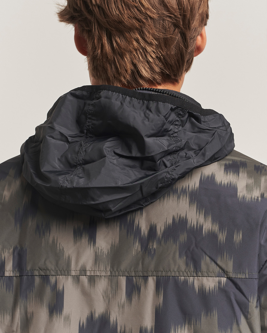 Mies | Takit | J.Lindeberg | Aiden 2L Padded Printed Field Jacket Wrap Forest