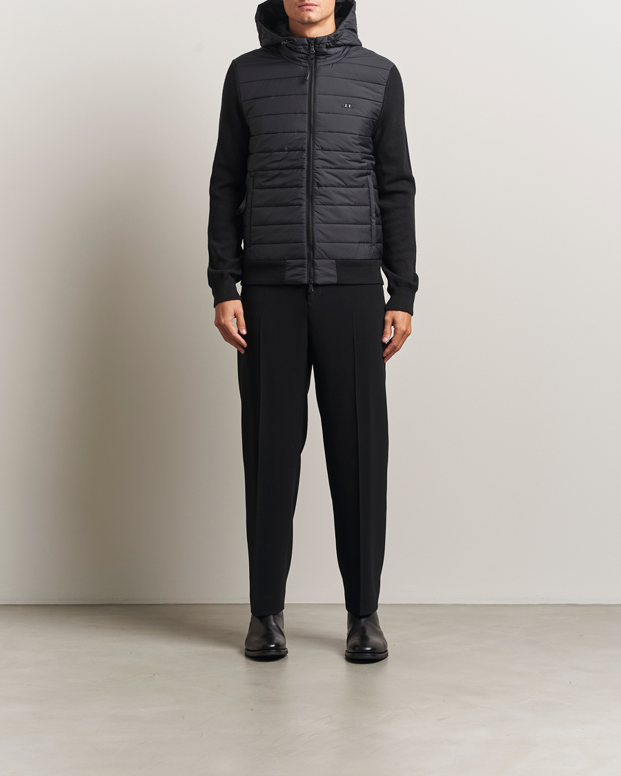 Mies | Takit | J.Lindeberg | Thorn Hooded Hybrid Jacket Black