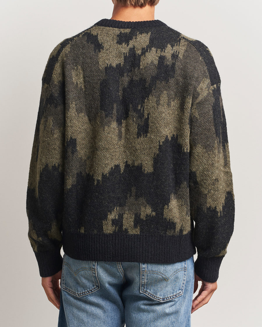 Mies | Puserot | J.Lindeberg | Nate Graphic Jaquard Knitted Sweater Forest Green