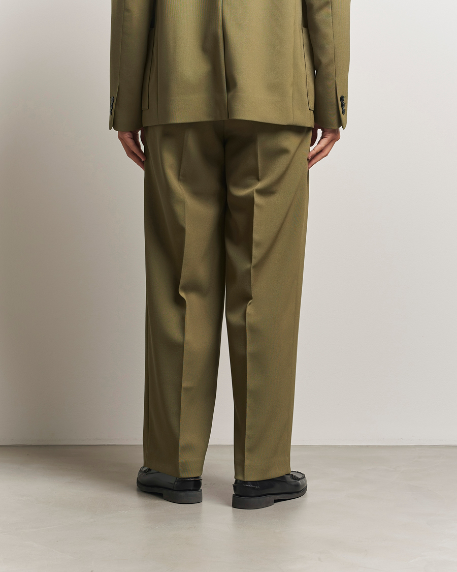 Mies | Housut | NN07 | Justin Double Pleated Suit Trousers Firene Green