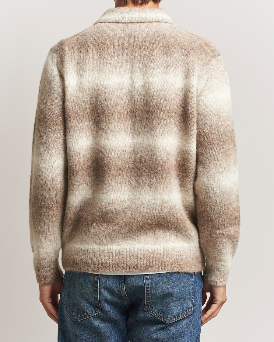 Mies | Puserot | NN07 | Alfie Alpaca Knitted Polo Light Camel