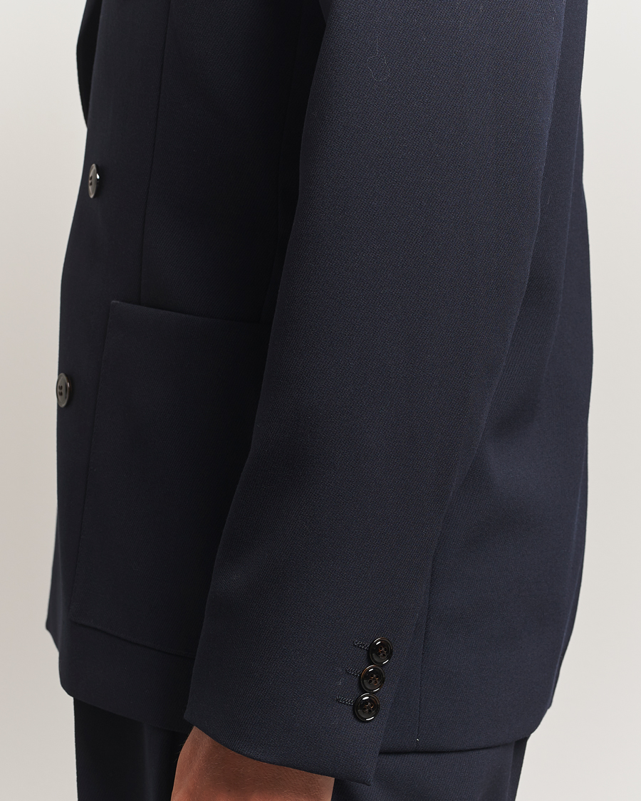 Mies | Pikkutakit | NN07 | Jordin Wool Double Breasted Blazer Deep Navy