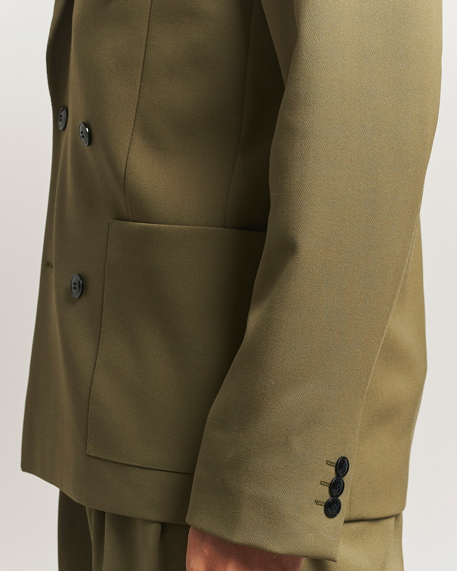 Mies | Pikkutakit | NN07 | Jordin Wool Double Breasted Blazer Firene Green