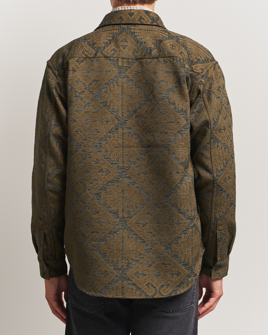 Mies | Kauluspaidat | NN07 | Adwin Printed Overshirt Green Multi