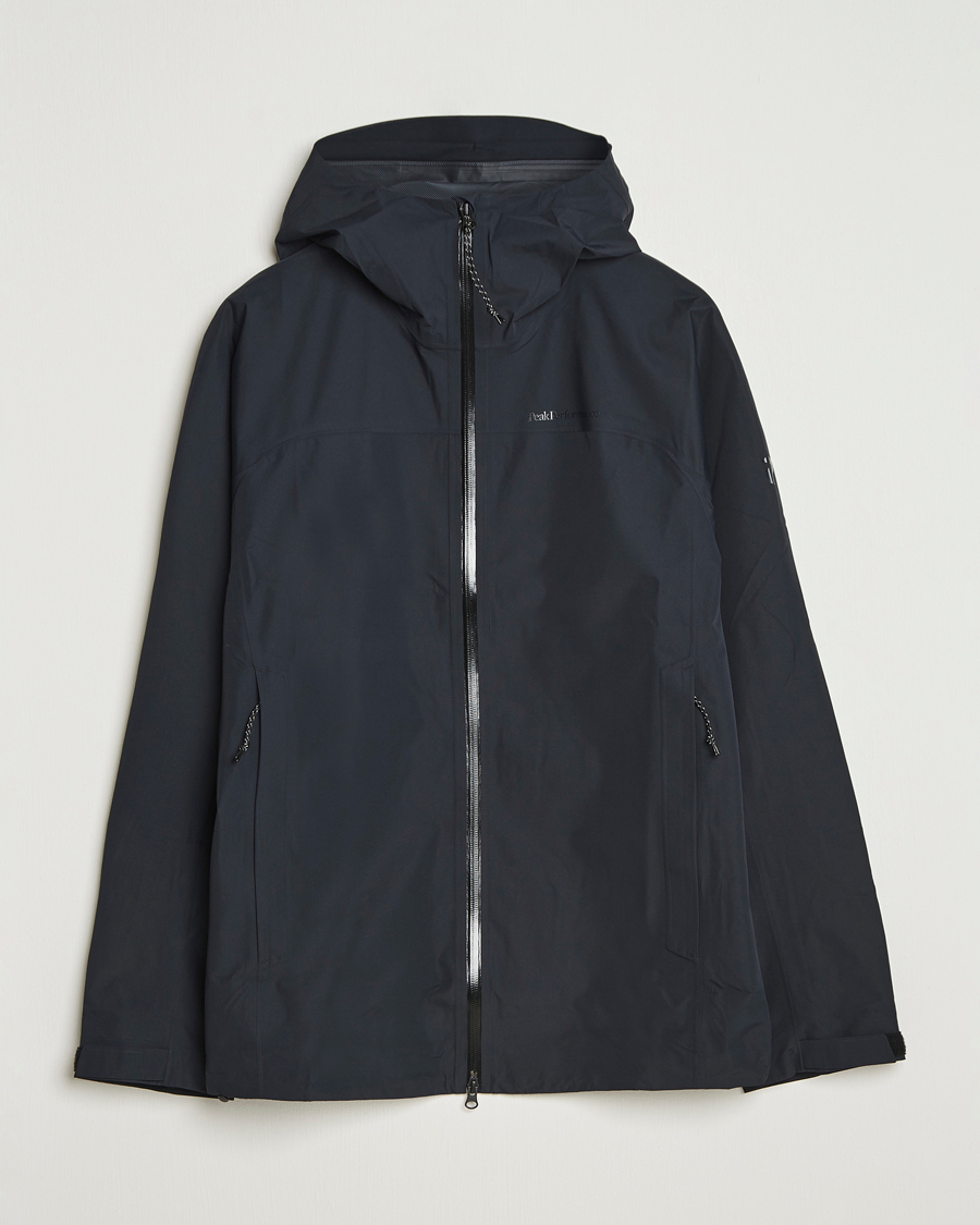 Mies | Takit | Peak Performance | Treeline Shell Hooded Jacket Black