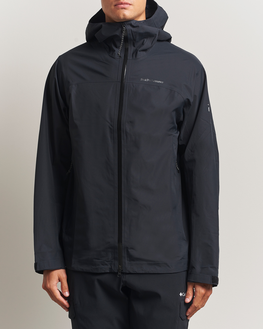 Mies | Takit | Peak Performance | Treeline Shell Hooded Jacket Black