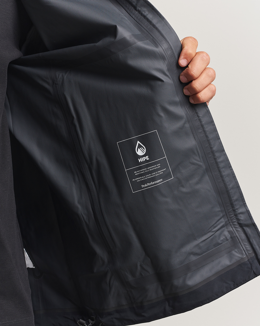 Mies | Takit | Peak Performance | Treeline Shell Hooded Jacket Black