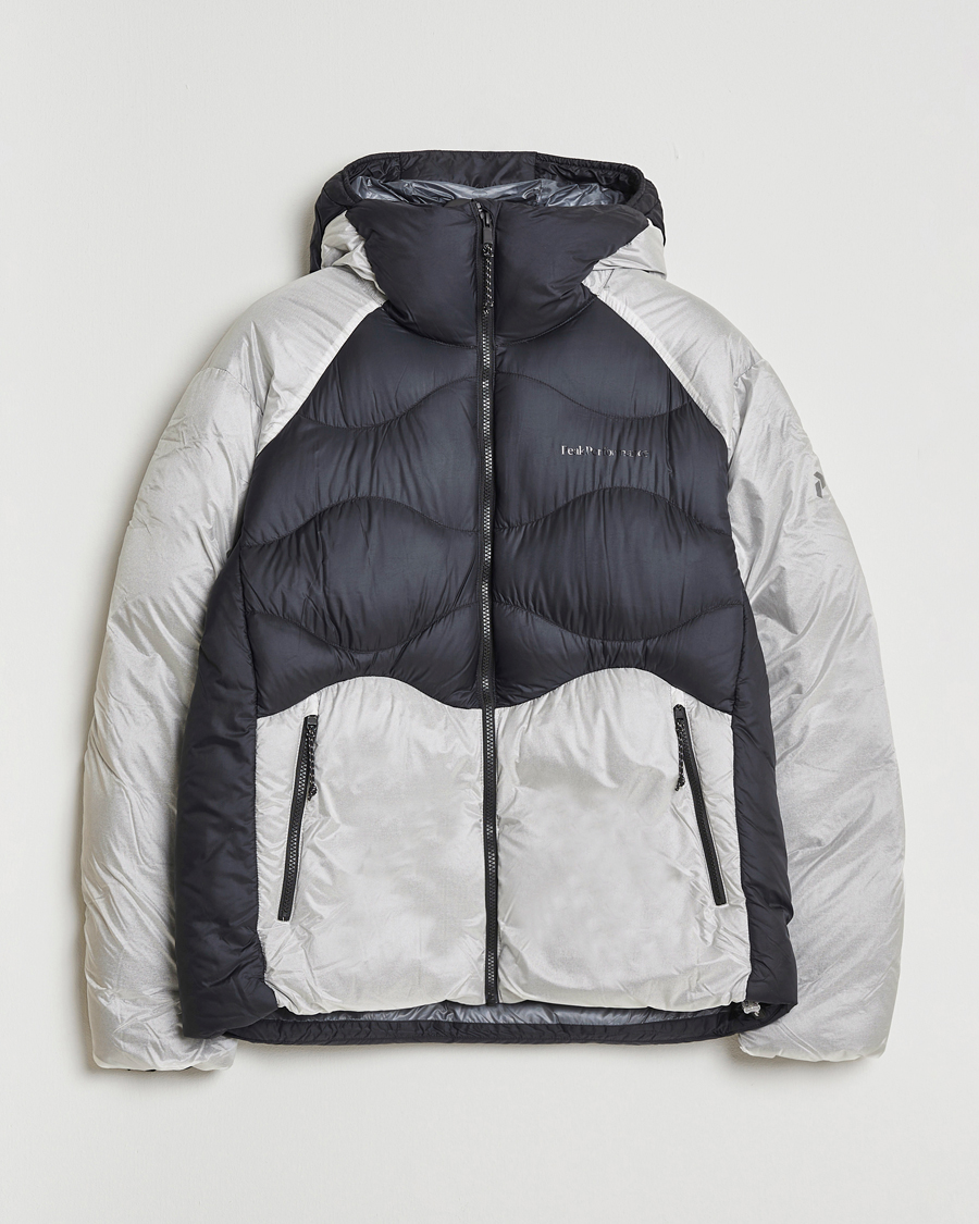 Mies | Takit | Peak Performance | Helium Diamond Fused Hooded Down Jacket Black/Antarctica