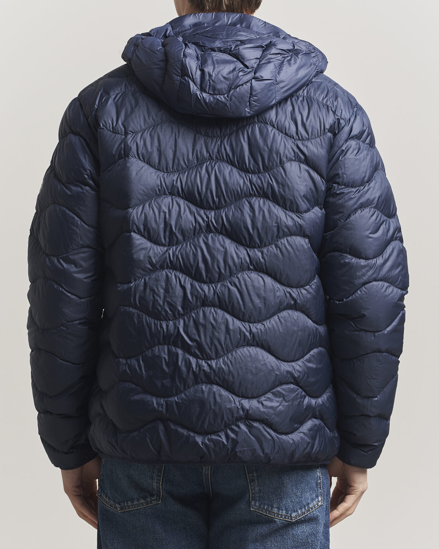Mies | Takit | Peak Performance | Helium Down Hooded Jacket Blue Shadow