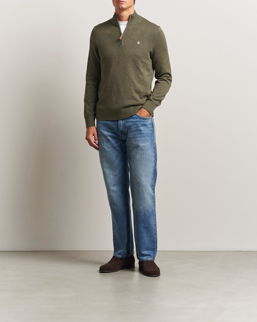 Mies | Puserot | Morris | Darmon Half Zip Olive