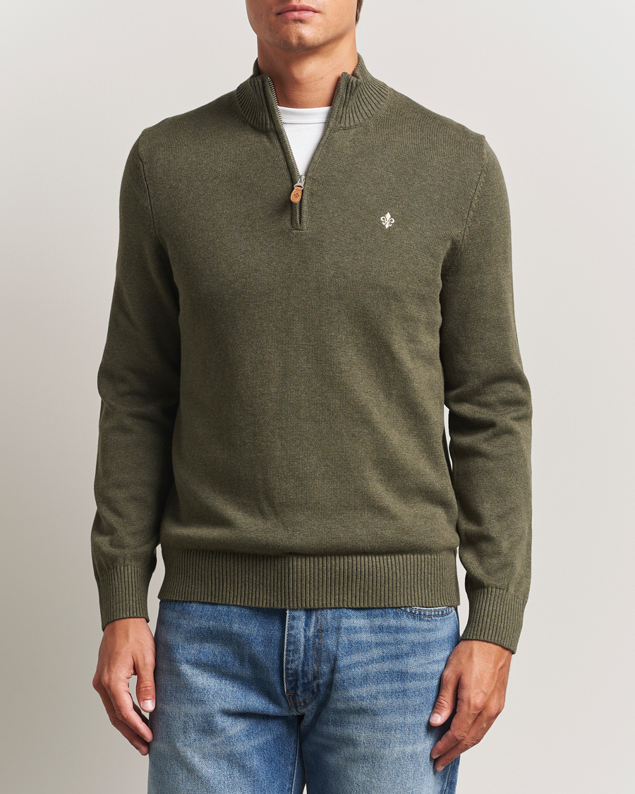 Mies | Puserot | Morris | Darmon Half Zip Olive