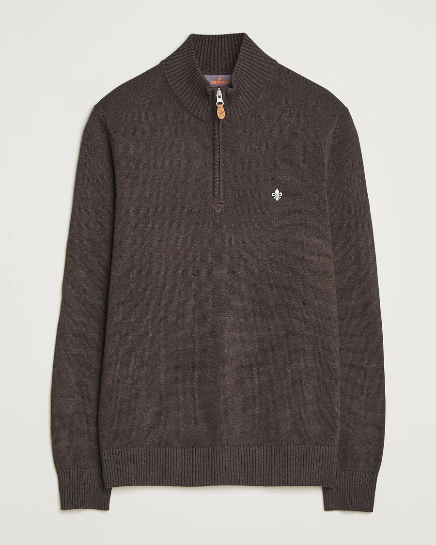 Mies | Puserot | Morris | Darmon Half Zip Brown