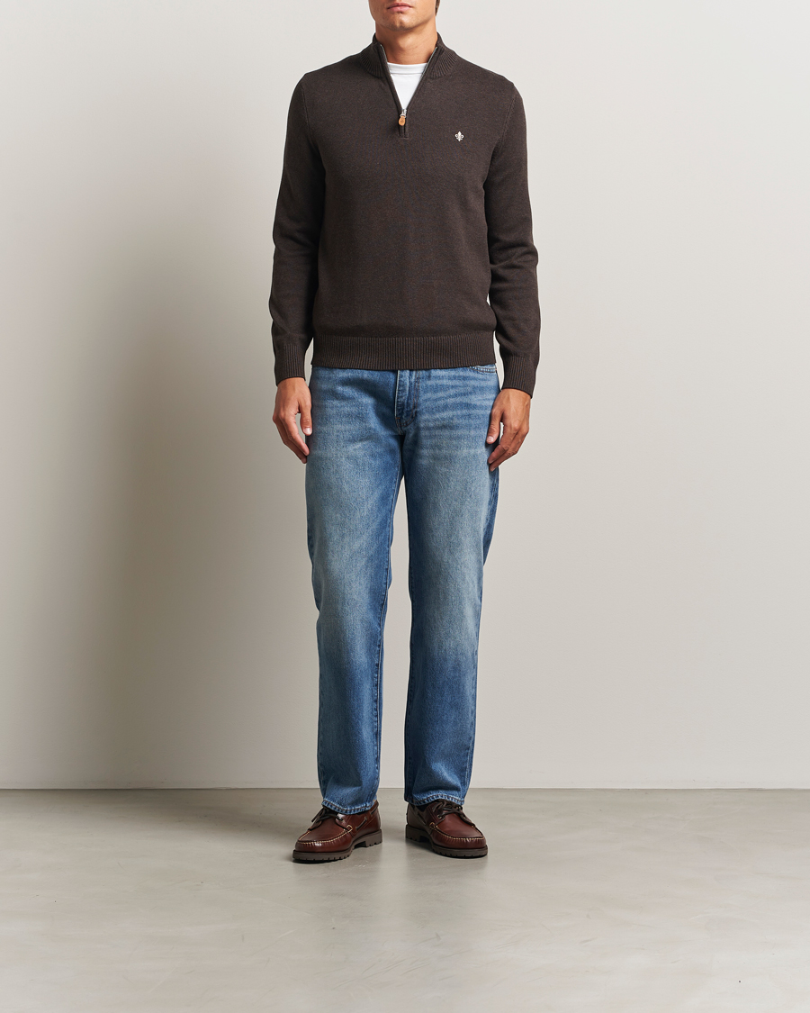 Mies | Puserot | Morris | Darmon Half Zip Brown