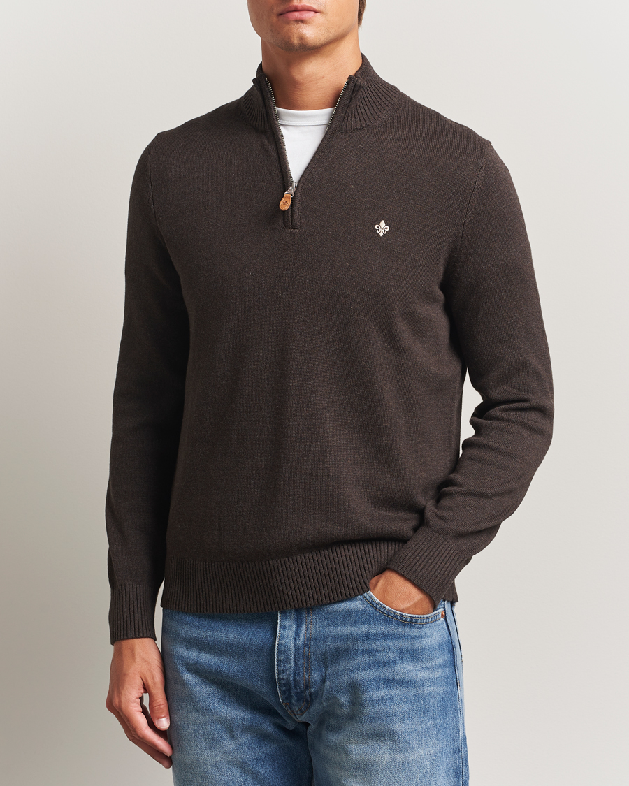 Mies | Puserot | Morris | Darmon Half Zip Brown