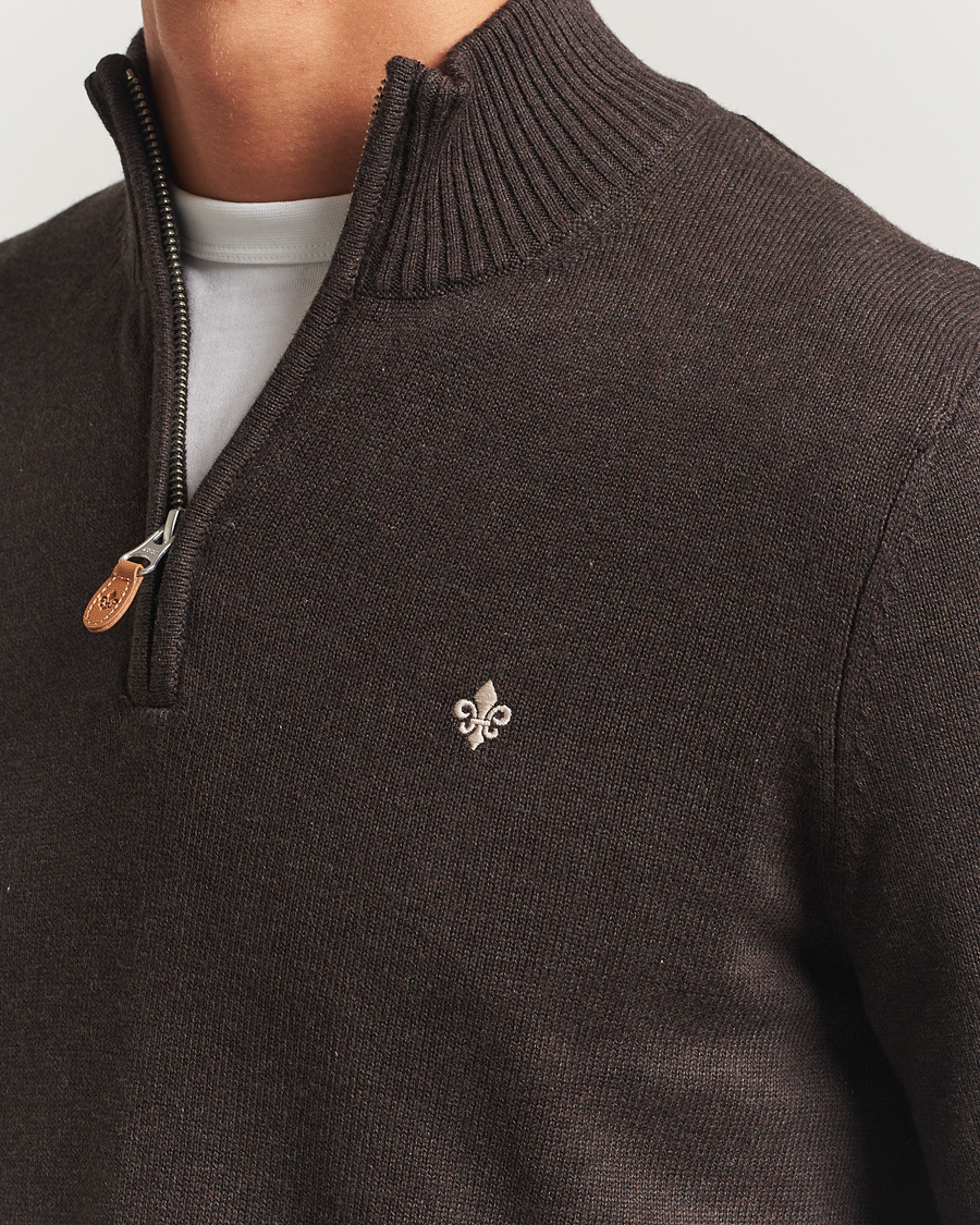 Mies | Puserot | Morris | Darmon Half Zip Brown