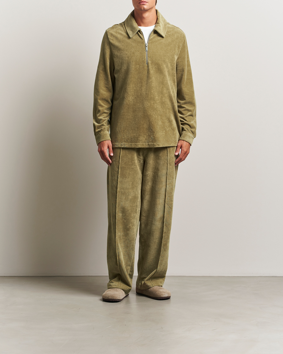Mies | Housut | OAS | Ander Corduroy Pants Green