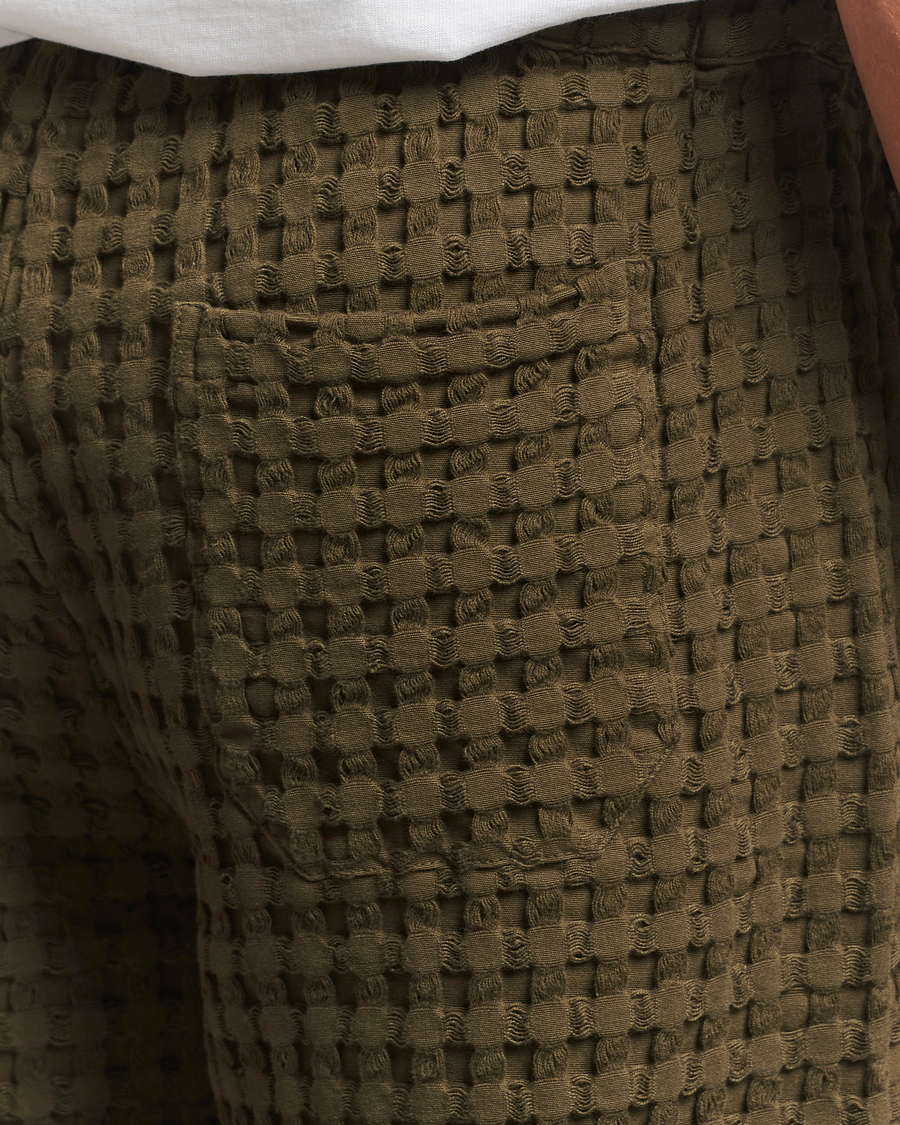 Mies | Housut | OAS | Turtle Ayora Waffle Pants Dark Green