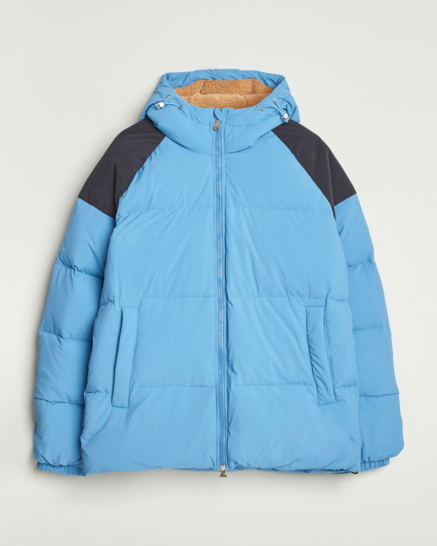 Mies | Takit | Pyrenex | Retro Sten Hooded Puffer Jacket Parisian Blue