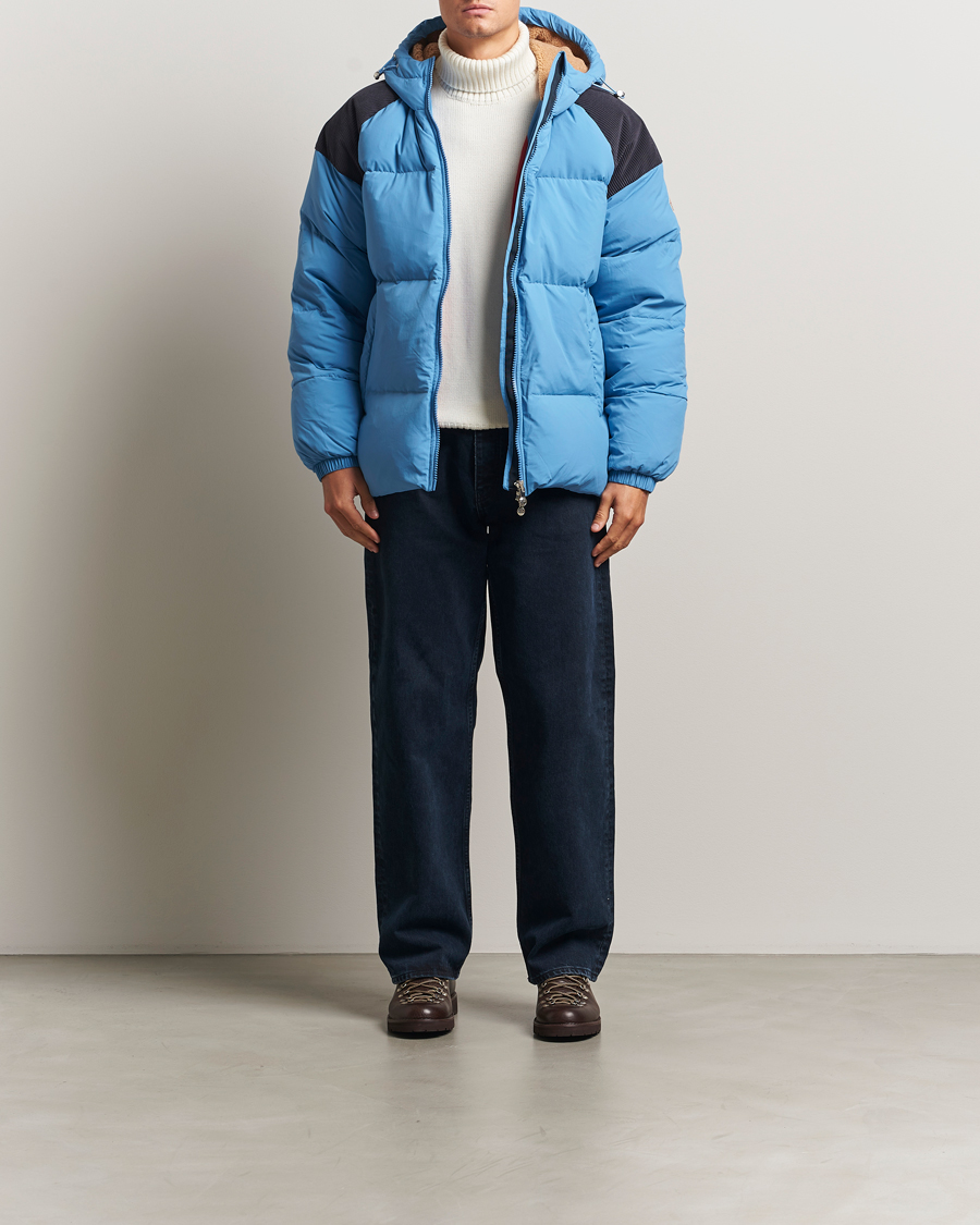Mies | Takit | Pyrenex | Retro Sten Hooded Puffer Jacket Parisian Blue