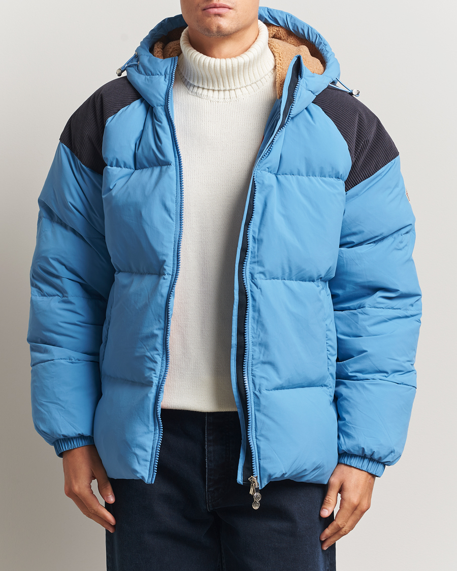 Mies | Takit | Pyrenex | Retro Sten Hooded Puffer Jacket Parisian Blue