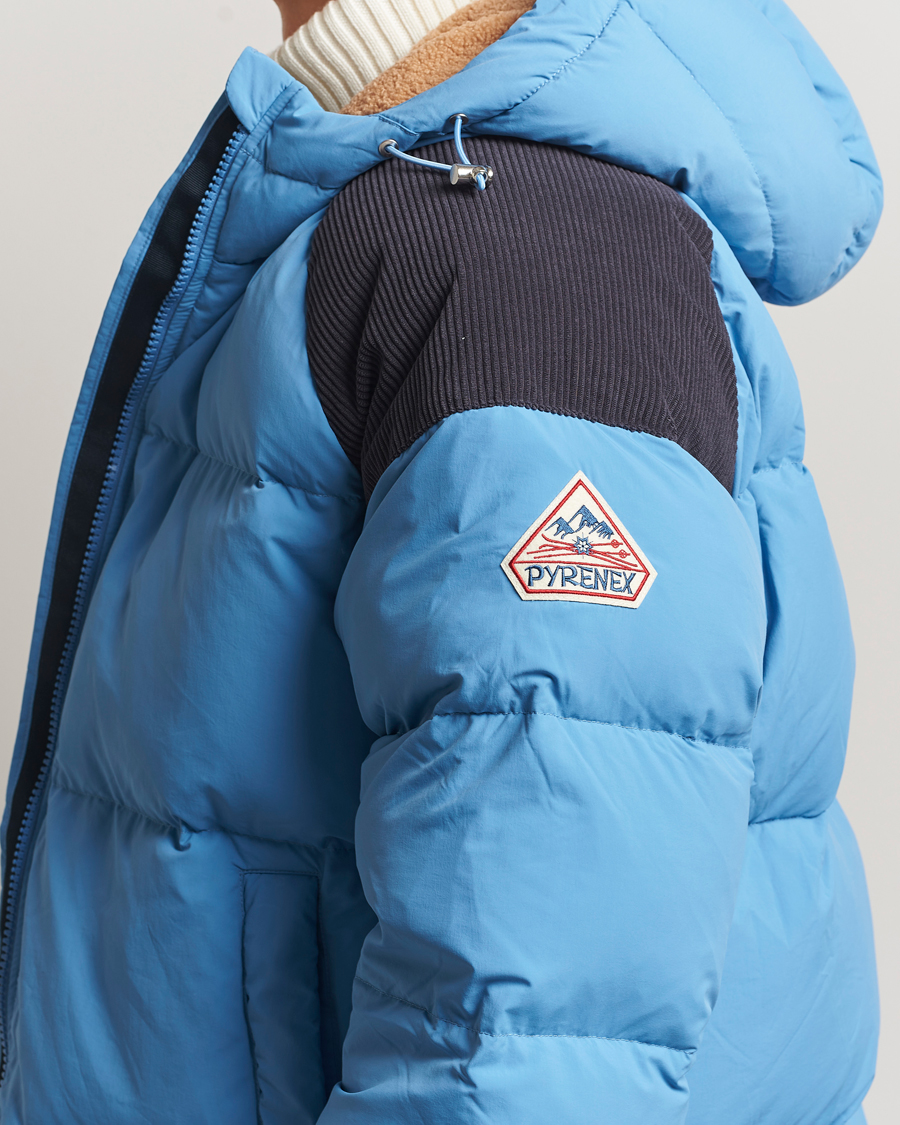 Mies | Takit | Pyrenex | Retro Sten Hooded Puffer Jacket Parisian Blue