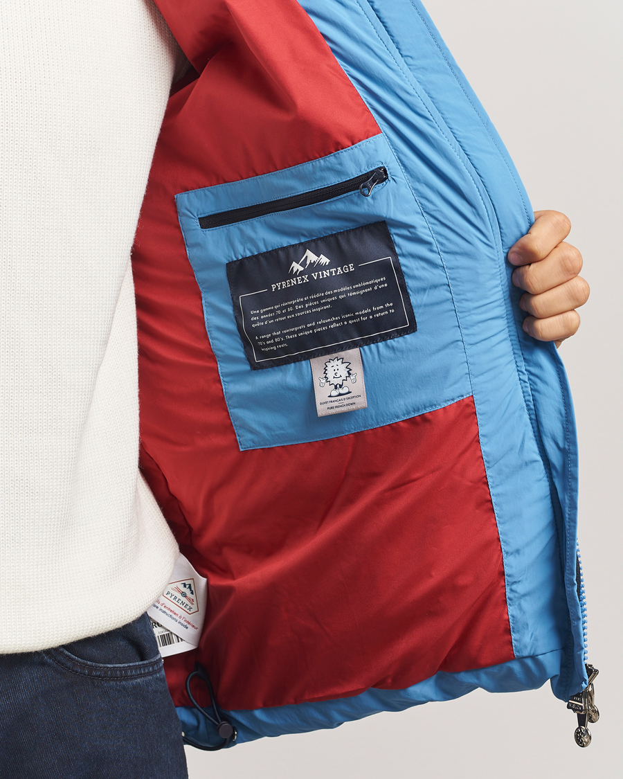 Mies | Takit | Pyrenex | Retro Sten Hooded Puffer Jacket Parisian Blue