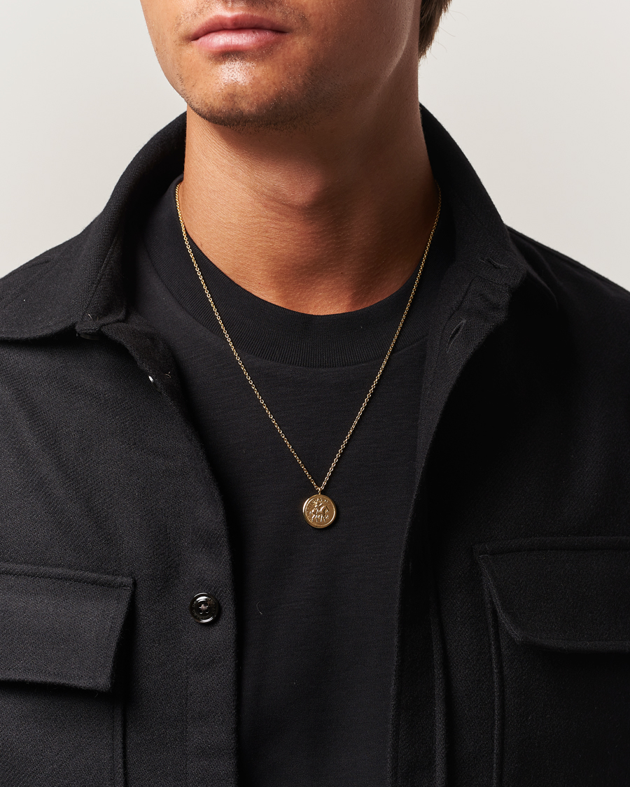 Mies | Korut | Tom Wood | Coin Pendant Necklace Gold