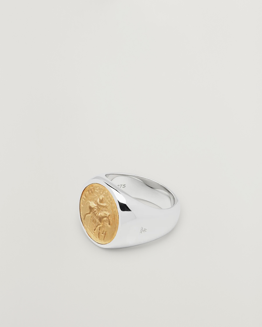 Mies | Korut | Tom Wood | Coin Pinky Ring Silver/Gold
