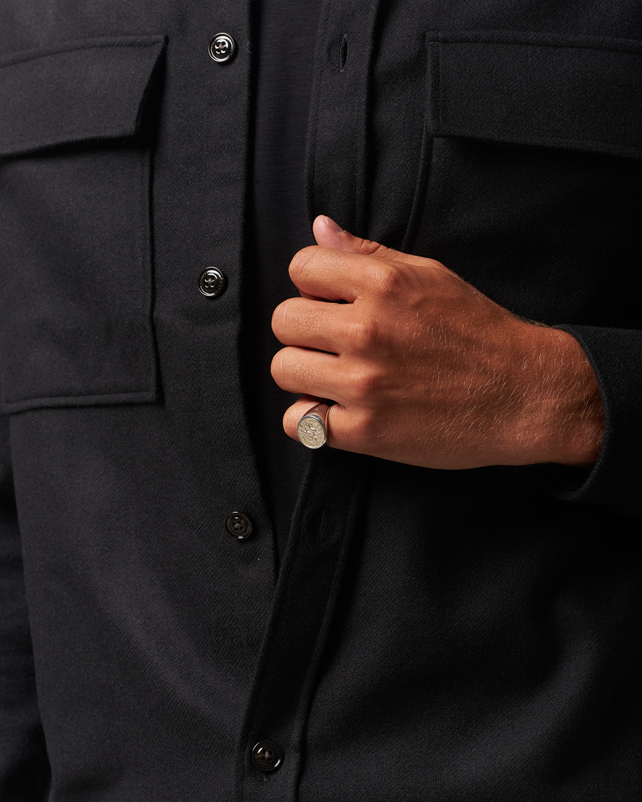 Mies | Korut | Tom Wood | Coin Pinky Ring Silver/Gold