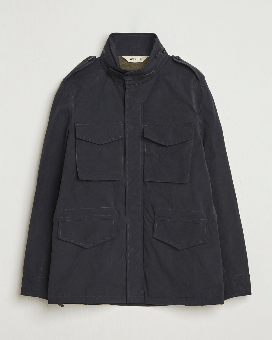 Mies | Takit | Aspesi | Minifield Cotton Field Jacket Navy