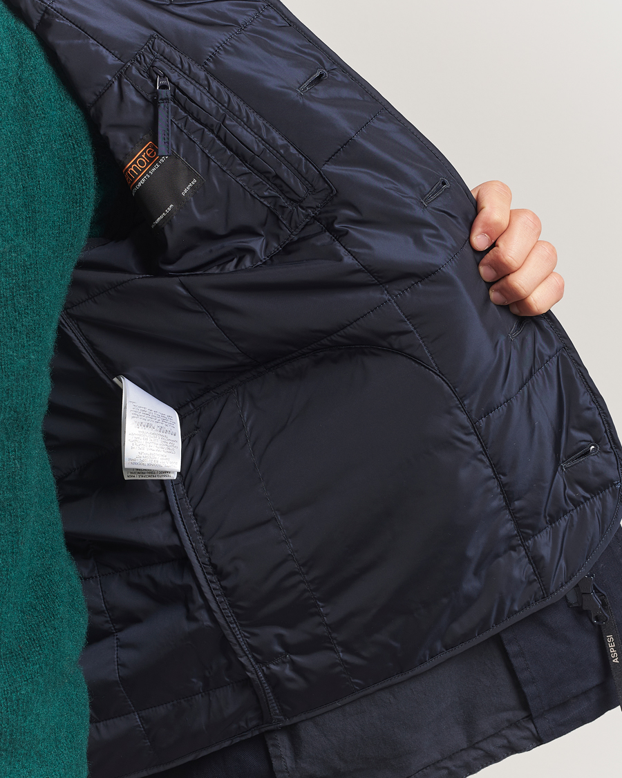 Mies | Takit | Aspesi | Lined Cotton Field Jacket Navy