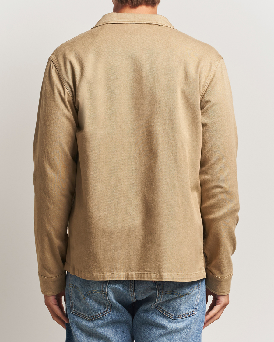 Mies | Kauluspaidat | Aspesi | Twill Cotton Overshirt Beige
