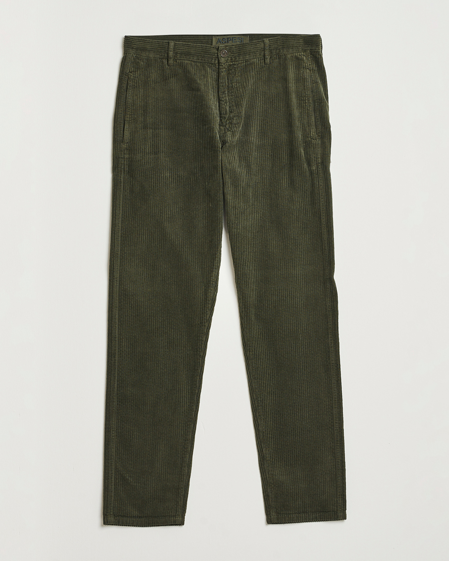 Mies | Housut | Aspesi | Corduroy Pants Hunting Green