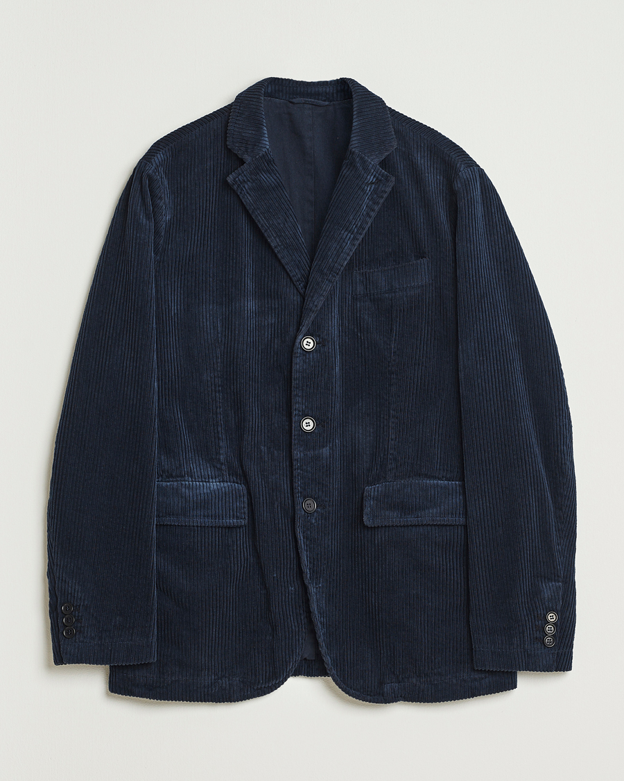 Mies | Pikkutakit | Aspesi | Corduroy Blazer Navy